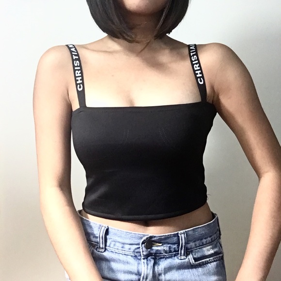 Tops - CHRISTIAN JADIOR Cropped Top Tank